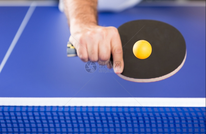 木头匹配乒乓球比赛中玩家游戏运动图片