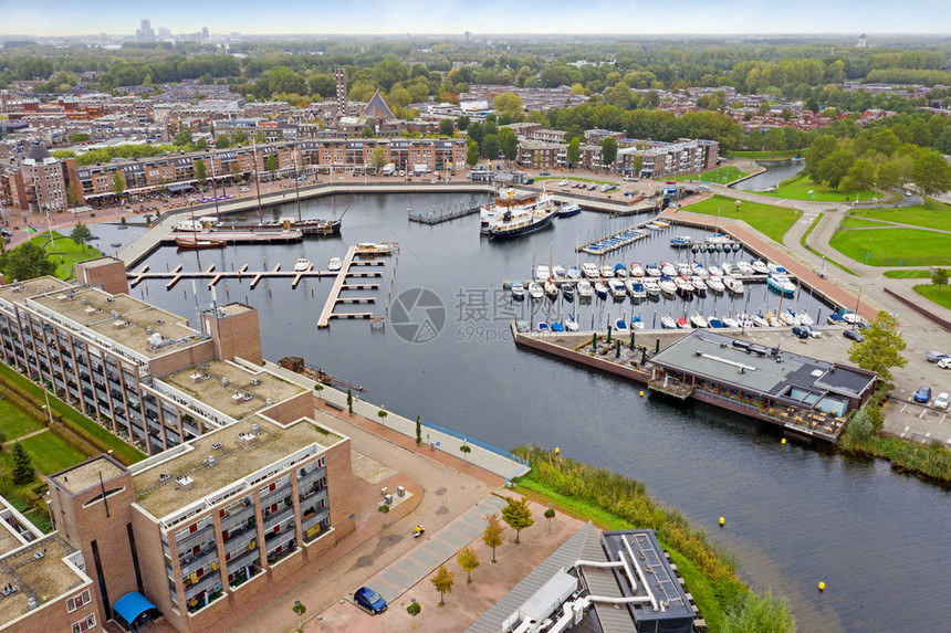 船天线从荷兰阿尔梅市和港口起飞的空中航公司户外图片