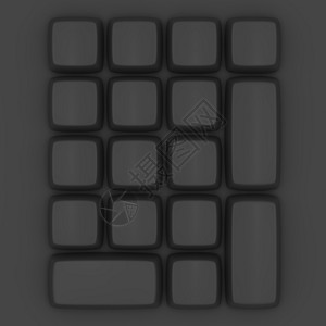 黑色的最佳空白键盘的顶视图按钮图片