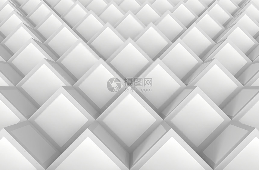 白色的3d翻译摘要白方块堆叠图案背景结构体重复图片