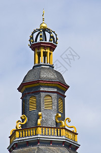 德国英石外部的科隆圣乌苏拉教堂塔楼的详情图片