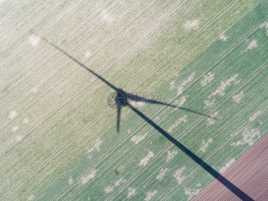 自然欧洲法国洛瓦尔中心EureetLouirGommerville的风力涡轮机阴影卢瓦尔河图片