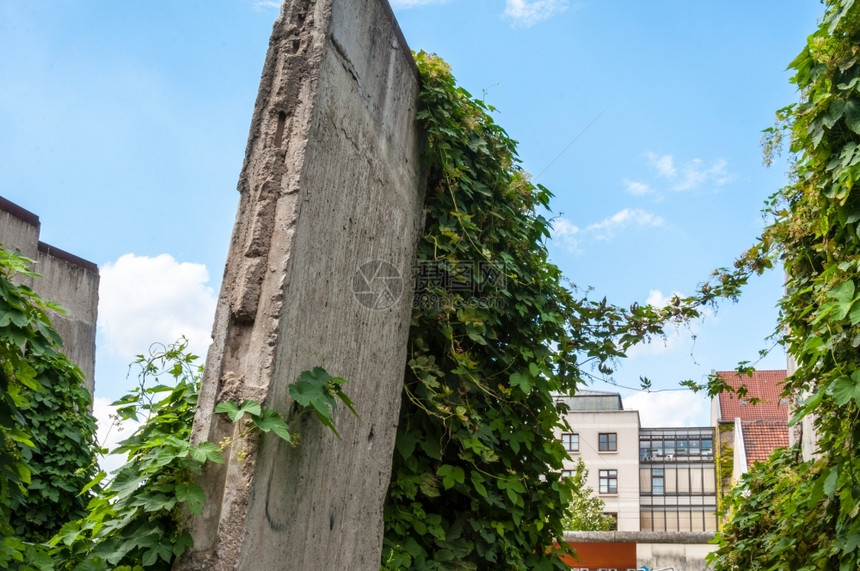 Bernauer街柏林墙纪念碑的区部分雅各布斯德国毛尔图片