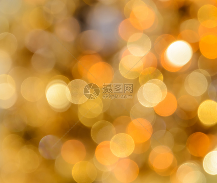 散景抽象的黄色圣诞布OKh背景表白圣诞节明亮的图片