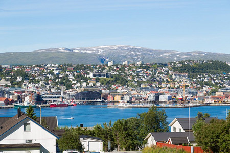 欧洲挪威特罗姆索市北极圈海岛图片