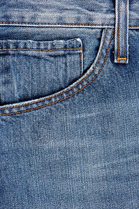 纤维帆布蓝牛仔裤背景的详细信息颜色图片