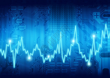 排挡速率信号数字图形计算机电路板心跳脉动速率数字计算机心跳形象的木板设计图片