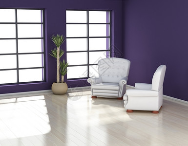现代内地3DMade客厅休息室奢华扶手椅背景图片