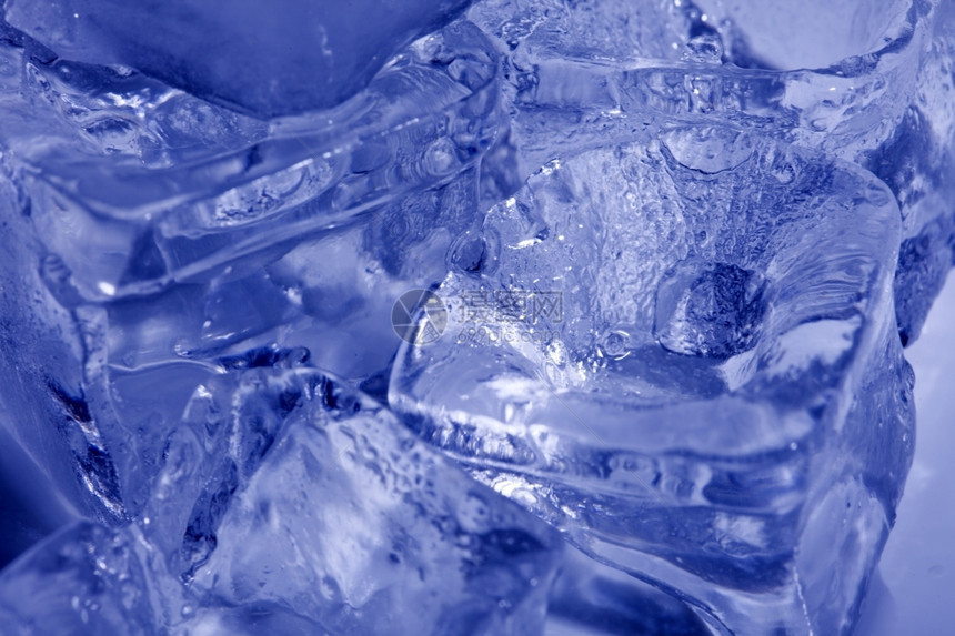 玻璃冰立方体照片透明图片