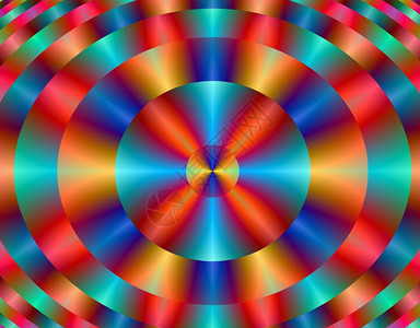 计算机生成的圆形折图像艺术插象的图片