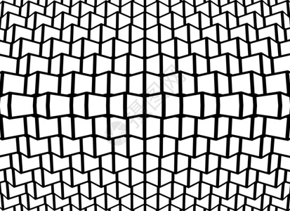 3d白长方形状图案背景的幻觉单色正方形装饰图片