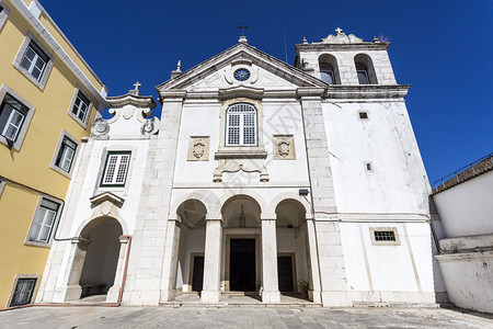 建筑学卢西塔尼亚语圣保罗17世纪大教堂面孔葡萄牙里斯本卢西泰尼亚的所在地葡萄牙英国圣公会座位背景