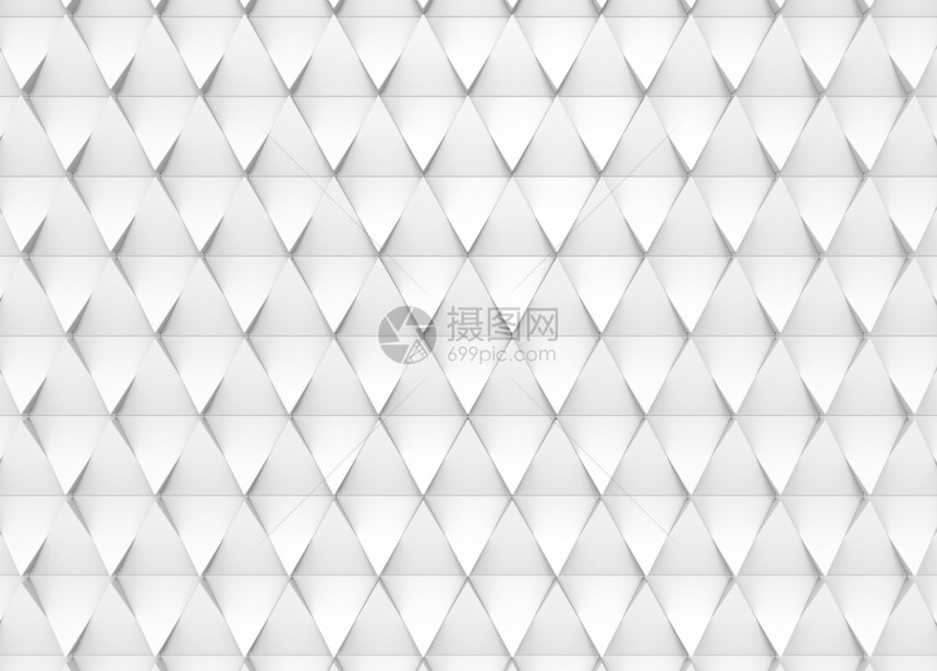 装饰风格3d使现代白色三角形的瓷砖壁背景简单的白色图片