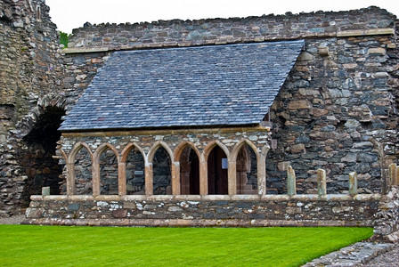 雅各布斯苏格兰伦卢修道院遗址的格伦卢斯修道院部分历史建筑学背景图片