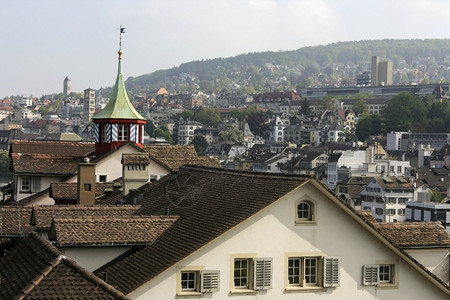 山下的村落苏黎世联邦理工学院高清图片