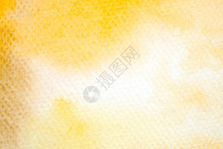 明亮的水彩背景艺术抽象黄色水彩画以白纸背景作为设计图纸墙横幅图片