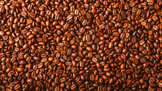 铺满咖啡豆背景图片