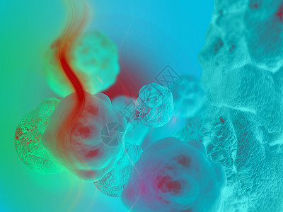 医疗的纳米和细菌背景高质量3D研究图片