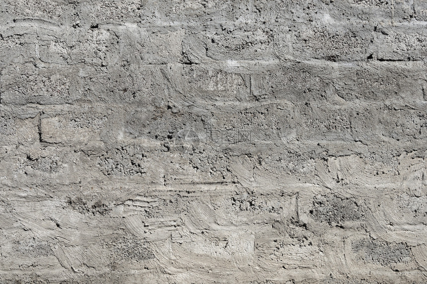 邋遢石工砖块灰水泥墙壁表面的纹理图片