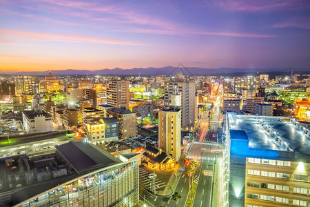 日本长崎市夜景图片