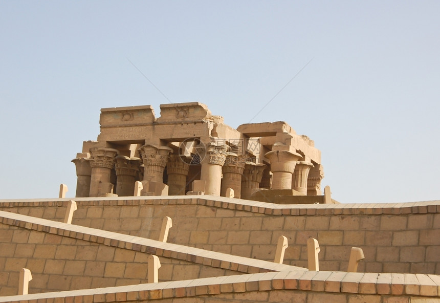 非洲废墟埃及姆博神庙文化图片