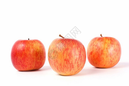 水果素食主义者白色背景的孤立新鲜苹果Name红色的图片