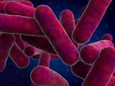 有机的3d细菌胞变异药物抽象的图片