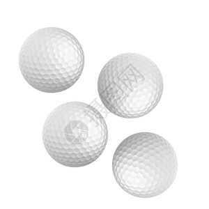 打高尔夫球单身的白色背景上隔离的漂亮高尔夫球俱乐部图片