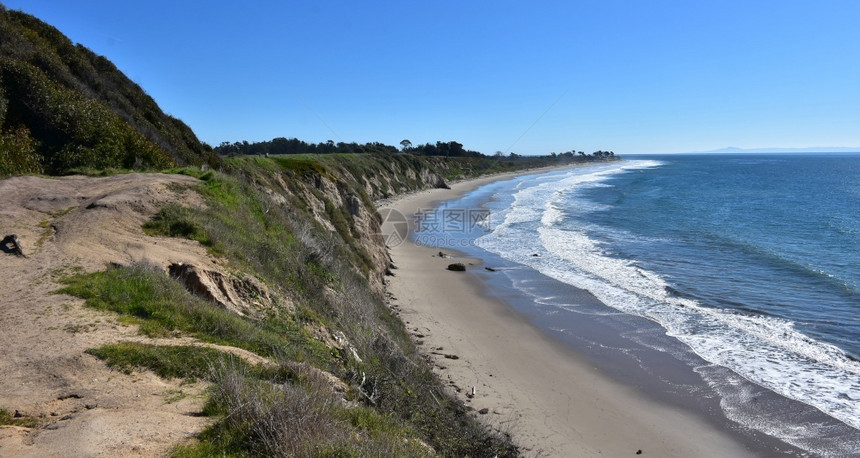 太平洋沿海加利福尼亚州埃尔伍德海滩图片