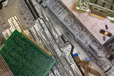 数据电子印刷电路板的设计木微芯片图片