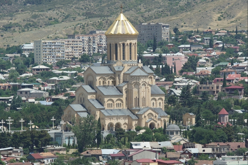 三一教堂第比利斯格鲁吉亚东欧方旅游乔治亚州图片