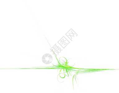 渲染白色上绿卷轴的抽象折形背景几何的插图背景图片
