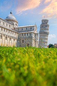 建造筑学吸引力皮萨塔比市中心的意大利天线城市景色著名的旅游景点图片