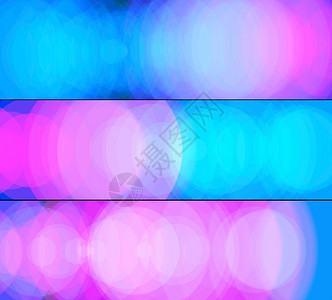 蓝色的紫抽象横幅模仿彩色聚光灯的眩束圆圈灯图片