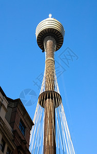 澳大利亚悉尼中点塔的强制结构澳大利亚悉尼气势磅礴建造旋转图片