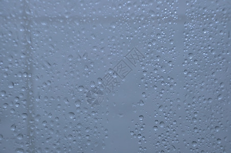 墙纸窗户上的冷凝水滴天气图片