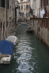 一个典型的运河威尼斯市照片假期船旅游图片