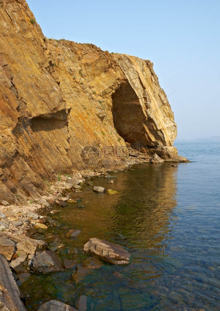 景观沃洛多海峡展望乌尤加角贝尔湖安静西伯利亚图片