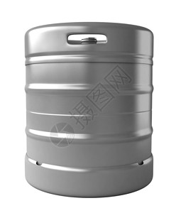 3d啤酒桶的转化在白色背景上隔离插图行业酒精图片