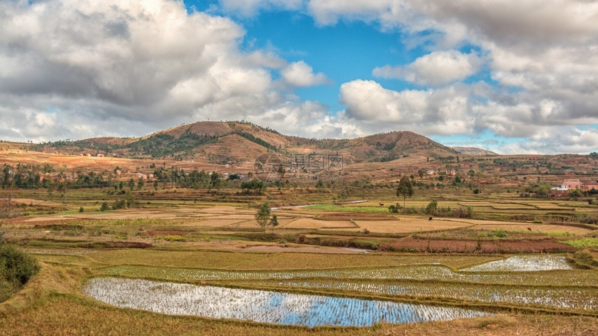 贝拉丘马尔加什非洲达斯中部高原地区美丽的风景观是马达加斯最美貌的地之一图片