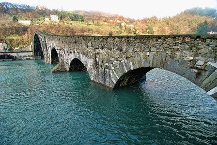 建造Devirsquos大桥详情意利卢卡乡下著名的地标旅游建筑学图片