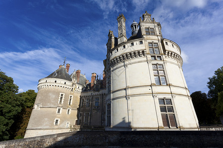 古老的花园旅游法国SartheLude城堡法国卢瓦尔图片