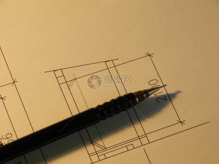 建筑学结构体项目建筑物和结构的设计图和结构划图片