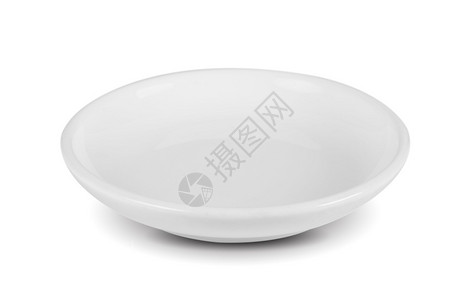 圆形的白色背景陶瓷碗一顿饭晚餐图片