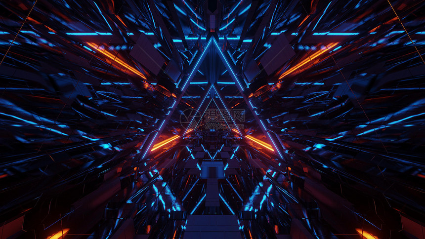 科技科幻背景时空隧道图片