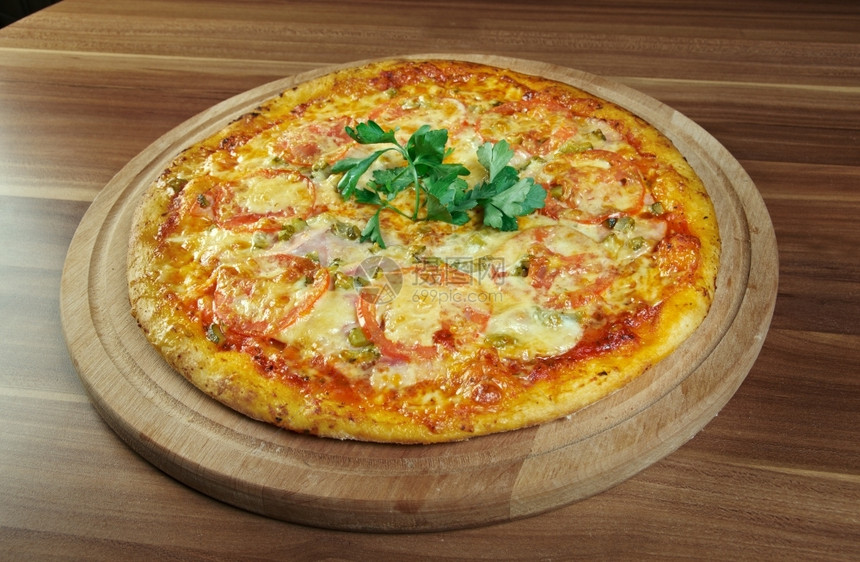 油比萨西红柿披Pizzaaglioolioepomodoro健康图片