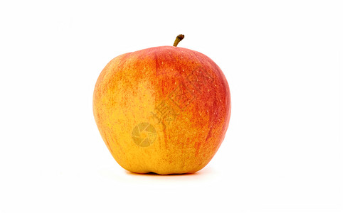 果汁水红色的白背景上红苹果背景图片
