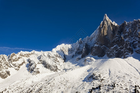 美丽的雪山梅尔格莱斯高清图片