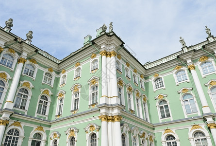 老的俄语正方形罗斯圣彼得堡冬季宫Hermitage岛部分图片