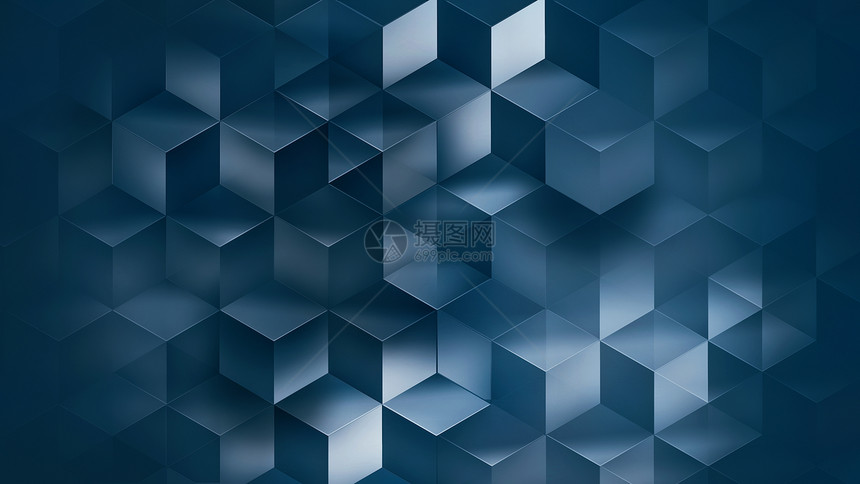 灰色的3D带有几何形状的现代抽象背景马赛克商业图片